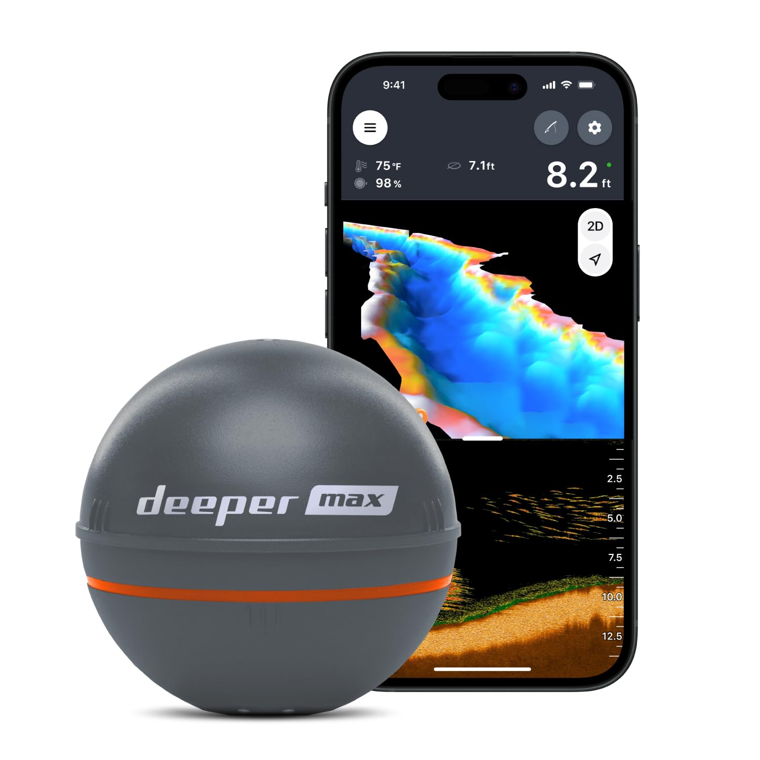 スポーツ deeper smart sonar Amazon.com: Deeper MAX Castable GPS Fish Finder– Portable Chirp